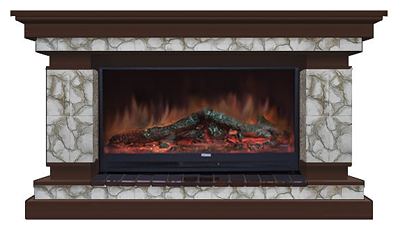 Камин Glenrich Лорд P 86 Карелия дуб 46