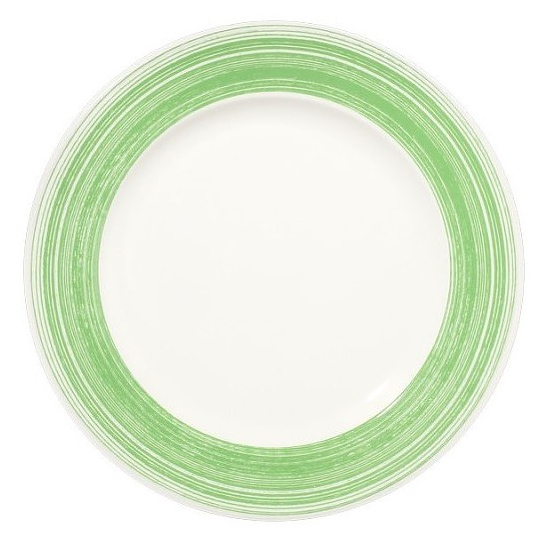 Тарелка ID Fine Fresh Green 90011-101023 23 см белый, зеленый