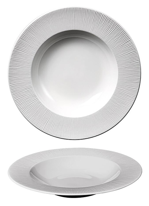 Тарелка глубокая Noble Neo Silk 306004А 320 мл белый