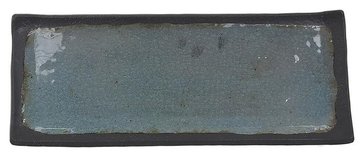 Блюдо сервировочное P.L. Proff Cuisine JW55316 Turquoise black 40х16х2 см (меламин) прямоугольное