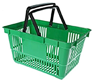 Корзина покупательская Корбис SBP27 зеленая