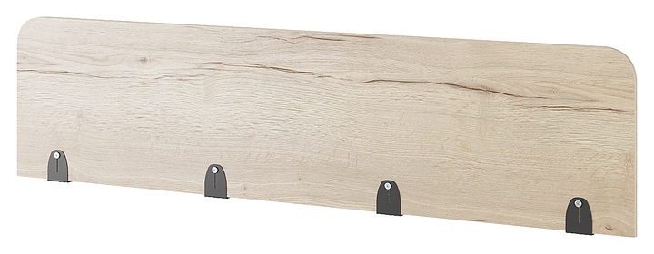 Верхний экран-перегородка КОБОР EV-180 black/natural (ЛДСП)