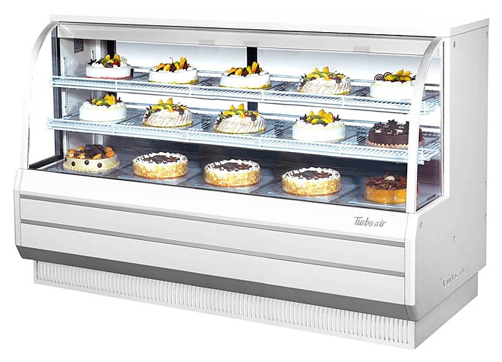 Витрина нейтральная Turbo air TCGB-72-DR-W/R белая