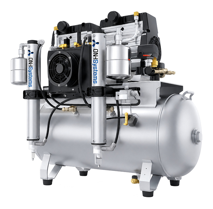 Компрессор безмасляный линейный ON-ISystems СК 2X2L-120 A