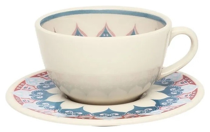 Чайная пара Oxford UNNI Shape COSMIC 103962 AY04-5619 (чашка 200мл и блюдце 14см)