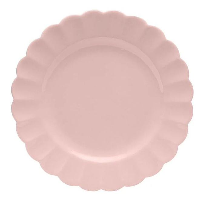 Тарелка десертная Oxford FLORA DALIA 152320 d 22 см розовый