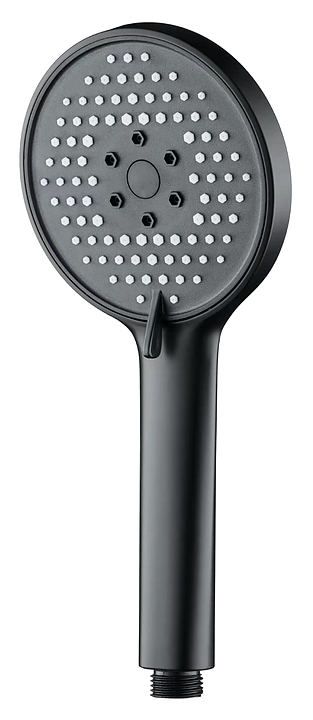 Лейка душевая ORANGE S13HSb черная матовая