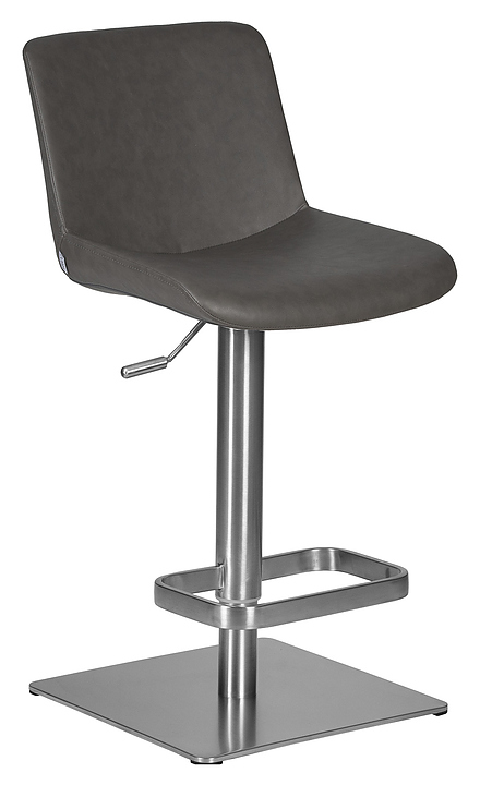 Стул барный DOBRIN 94AD-LMO ALDO (серый, нержавеющая сталь)