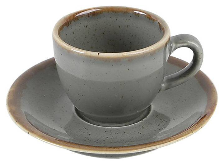 Чашка кофейная Porland Seasons 312109 90 мл темно-серая