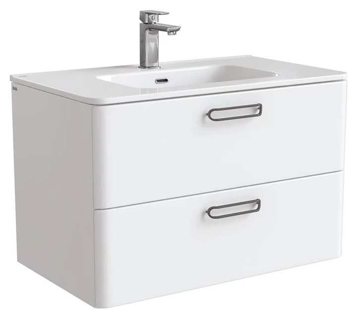 Тумба подвесная с раковиной IDDIS Brick 80 BRI80W0i95K