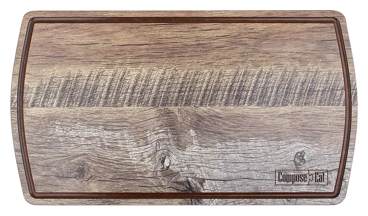 Доска сервировочная ComposeEat DSJ37210634KL6 37х21 см, дуб мореный
