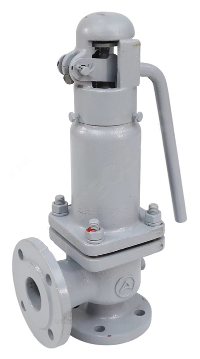 Клапан предохранительный Арма-Пром 17с28нж Ду 32х50 Ру16 фл Рср 4 бар Рн 4-8 бар пружина №8