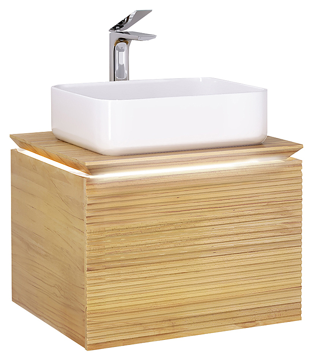 Тумба под раковину Jorno Karat 60 Kar.01.60/P/BuL