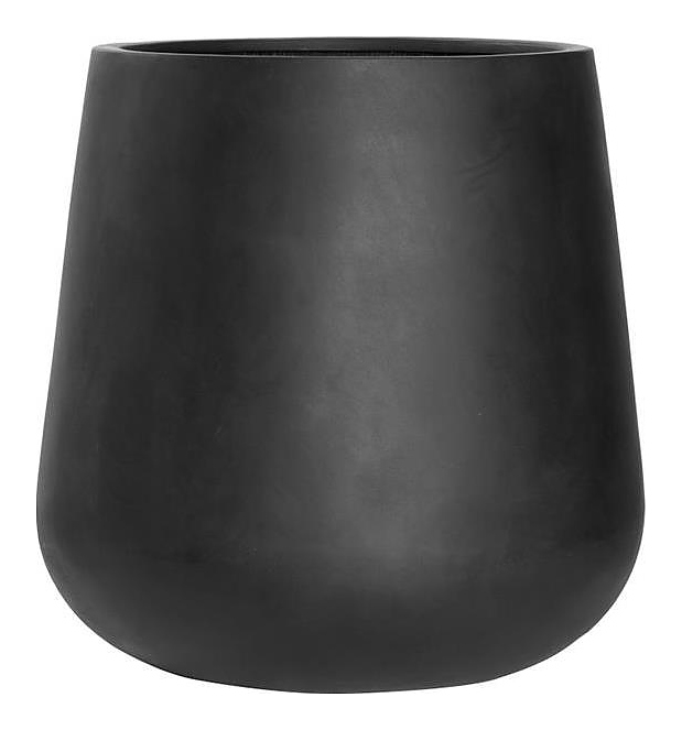 Кашпо Pottery Pots PAX (44х46 см) черное матовое