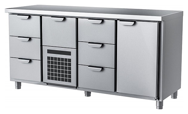 Стол холодильный HappyChef TC GH 3-CBR-3-1