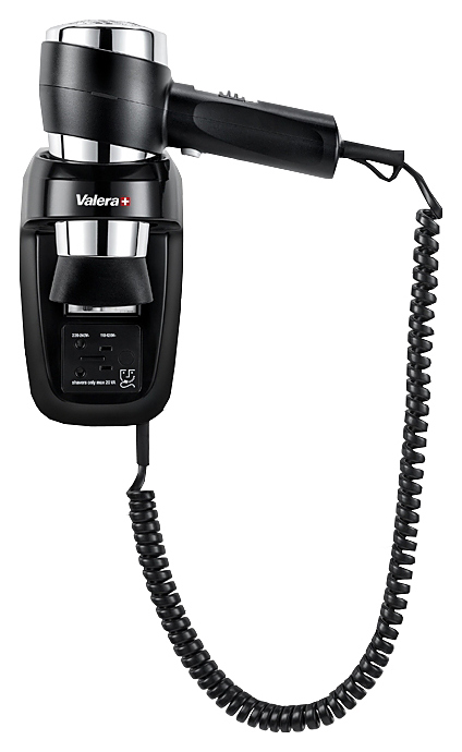 Фен настенный Valera Hospitality Action Protect 1600 Shaver черный