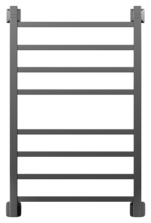 Полотенцесушитель водяной Двин 4656754419429 L Plaza 80/50 К3, чёрный матовый