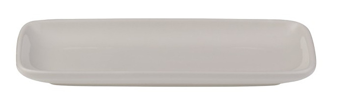 Блюдо прямоугольное ID Fine Transparent Quadro 10000-151622 22 см (22x10) серый