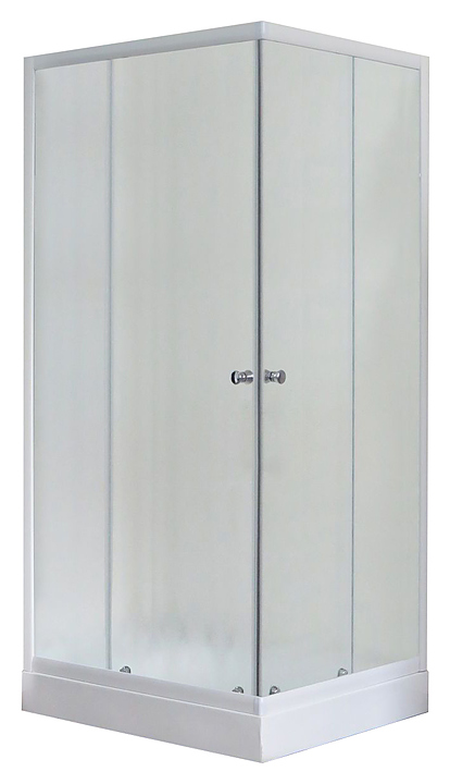 Уголок душевой Royal Bath RB HPD-C 75x85x185 см, матовое, белый профиль