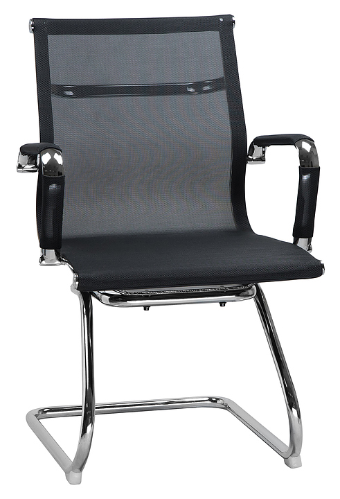 Кресло офисное для посетителей DOBRIN 102N-LMR-N CODY MESH (черное) 2 шт.