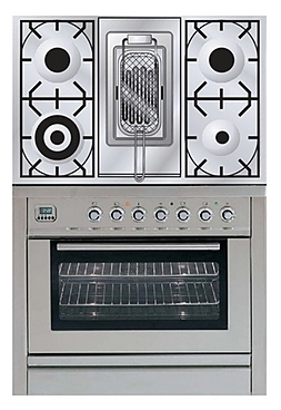 Духовка с варочной панелью ILVE PW-90R-MP