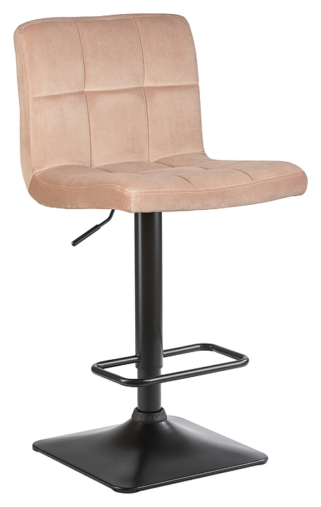 Стул барный DOBRIN 5018-LM DOMINIC (мокко велюр, черный)