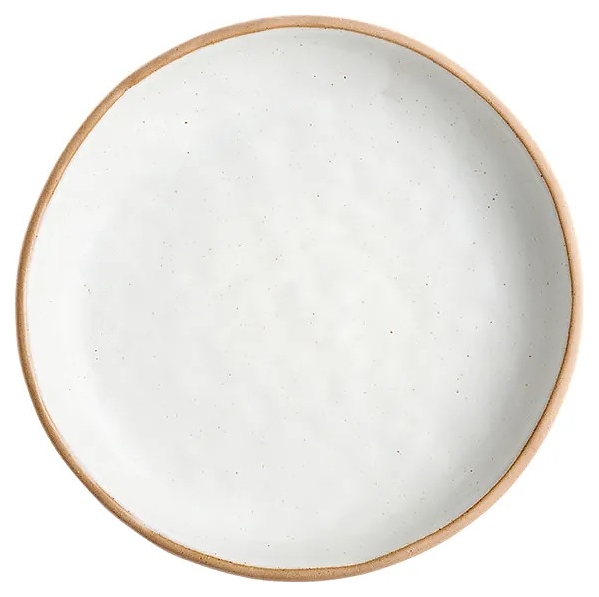 Тарелка Kunstwerk Grasp 20734/white d=19 см h=4 см (керамика) белая