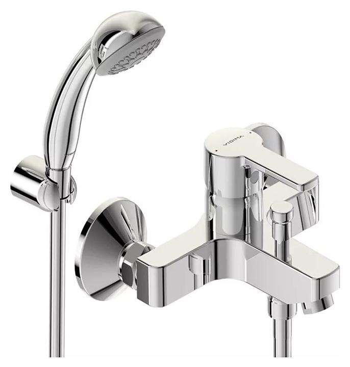 Смеситель для ванны и душа Vidima Uno BA238AA с душевым гарнитуром