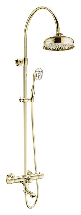 Душевая система с термостатом Kaiser Aria 03182-1 бронза
