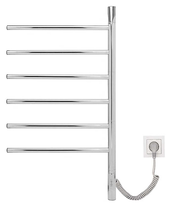 Полотенцесушитель электрический Vincea VTD-1S2CE 43х80 см, с таймером, хром