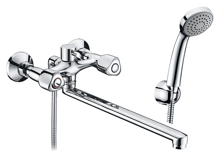 Смеситель для ванны с душем Wasserkraft Amper 2902L хром