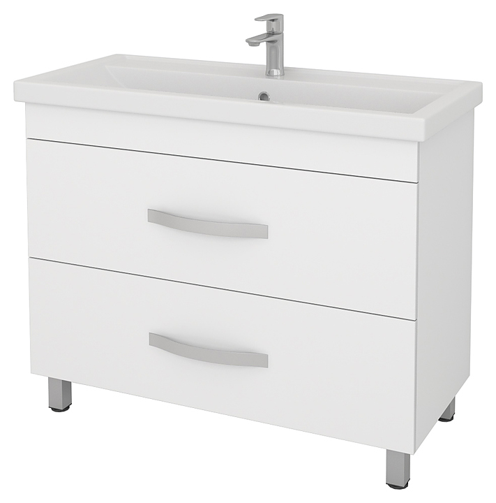 Тумба КАКСА-А Хилтон 004140 100 см, белый