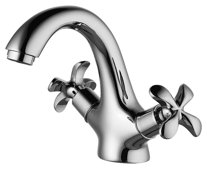 Смеситель для раковины LEMARK Flora LM0106C монолитный, хром