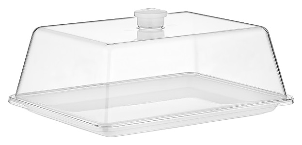 Поднос для подачи Gastroplast GFT-16/W 27х21 см (поликарбонат) белый