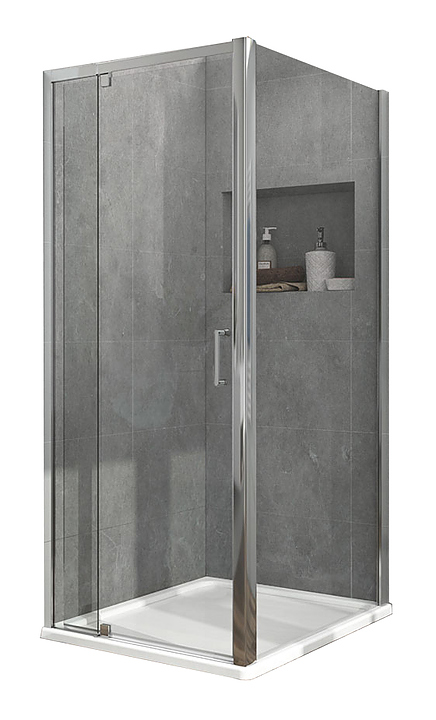 Уголок душевой Vincea Intra VSR-1I901090CL 90/100х90 см, прозрачное стекло, хром