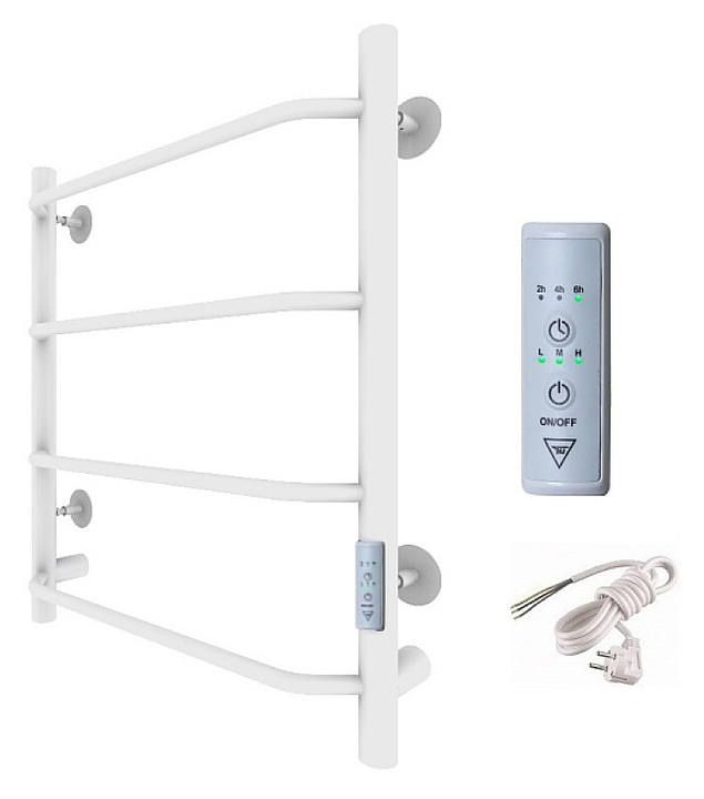 Полотенцесушитель электрический Тругор Пэк сп 6 60х50 см, белый