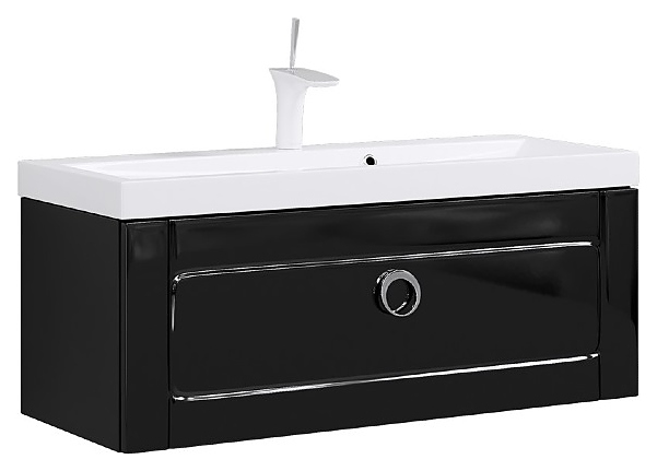 Тумба Aqwella Infinity Inf.01.10/001/BLK 100 см, черный