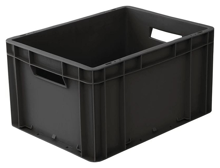 Ящик универсальный ТАРА.РУ ЕС 4322.1 R 400х300х220 мм черный