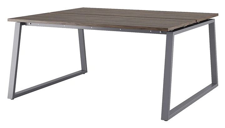 Стол офисный КОБОР TR/2-140/140 graphite/charlston