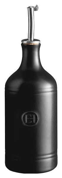 Бутылка для масла и уксуса Emile Henry 710215 400 мл d=7,5 см h=24 см (керамика) черная