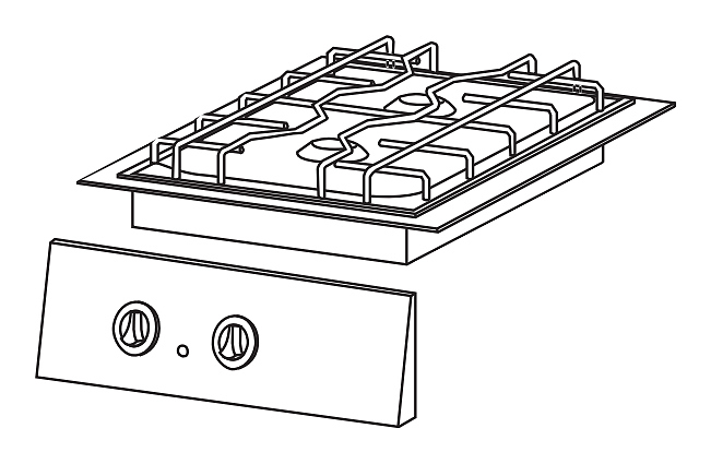 Плита газовая Ascobloc IGH 210