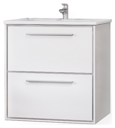 Тумба под раковину Raval Frame 60 белая