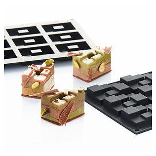 Форма для пирожных Martellato Brick 30SIL602