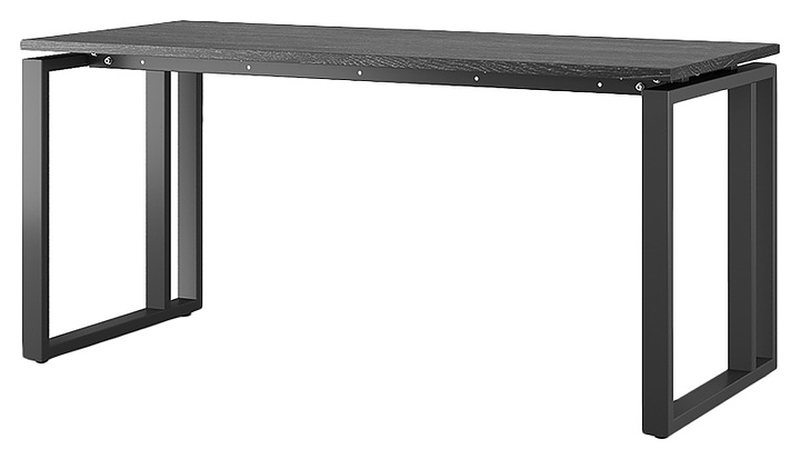 Стол офисный КОБОР O2-100/60 black/glazed