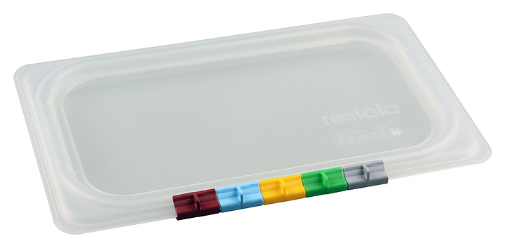 Крышка для гастроемкости Restola 422101801 GN 1/4 (265х162) полипропилен