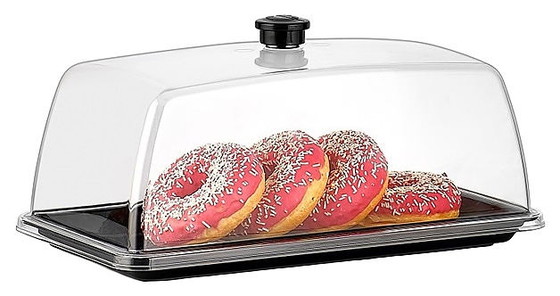 Поднос для подачи Gastroplast GFT-13/B GN1/3 32,5х16,7 см (поликарбонат) черный