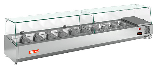 Витрина холодильная HICOLD VRTG 2010 (1/4)