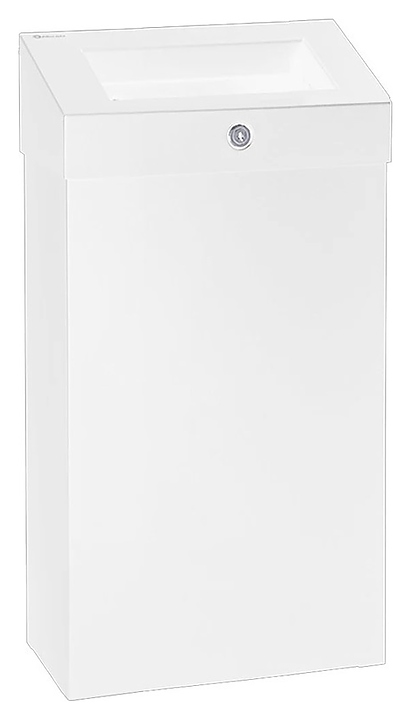 Корзина для мусора Merida STELLA R KSB102.R WHITE 47 л с конусным отверстием (нерж. сталь) белая