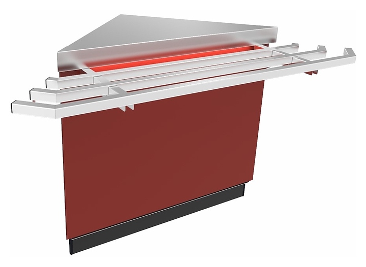 Модуль поворотный внутренний Abat Сэйла МП-90Е бордо