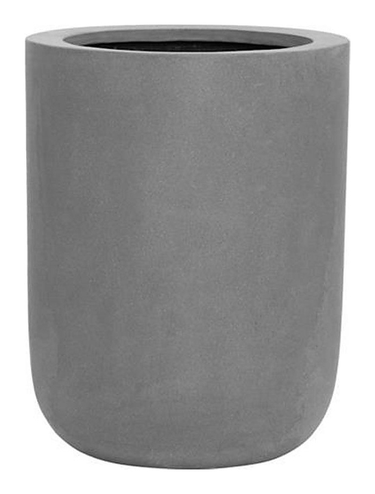 Кашпо Pottery Pots Dice (46х60 см) серое матовое